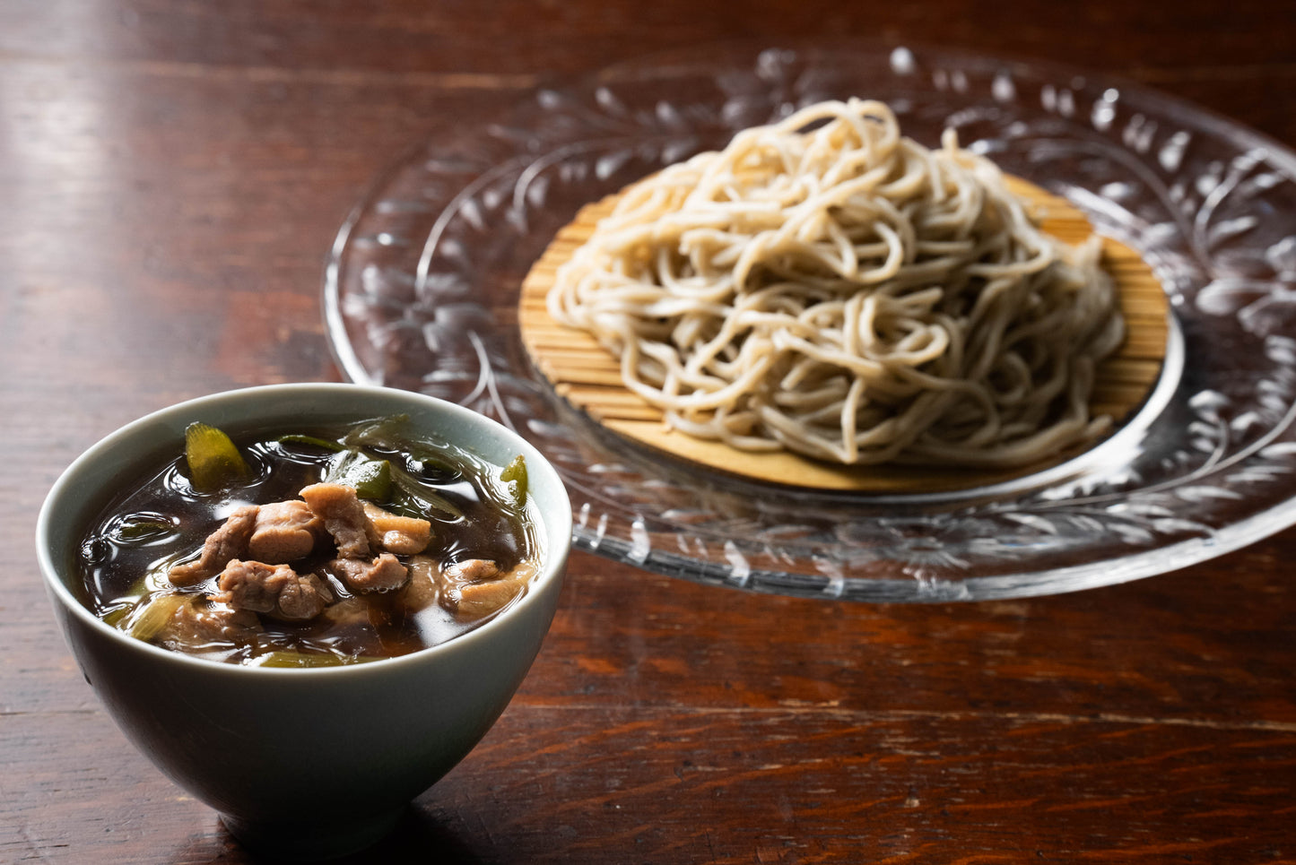 【おそば】河内鴨と難波葱のコクと旨み溢れる鴨せいろ.