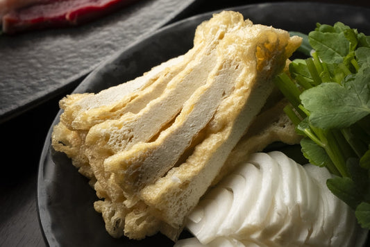 新玉ねぎと京あげの鴨鍋