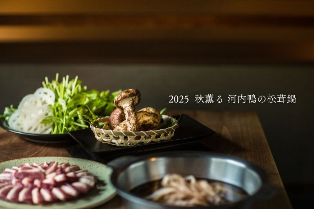 松茸の鴨鍋
