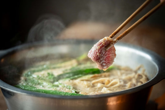 ごまが薫る鴨鍋・河内鴨のごま鍋 