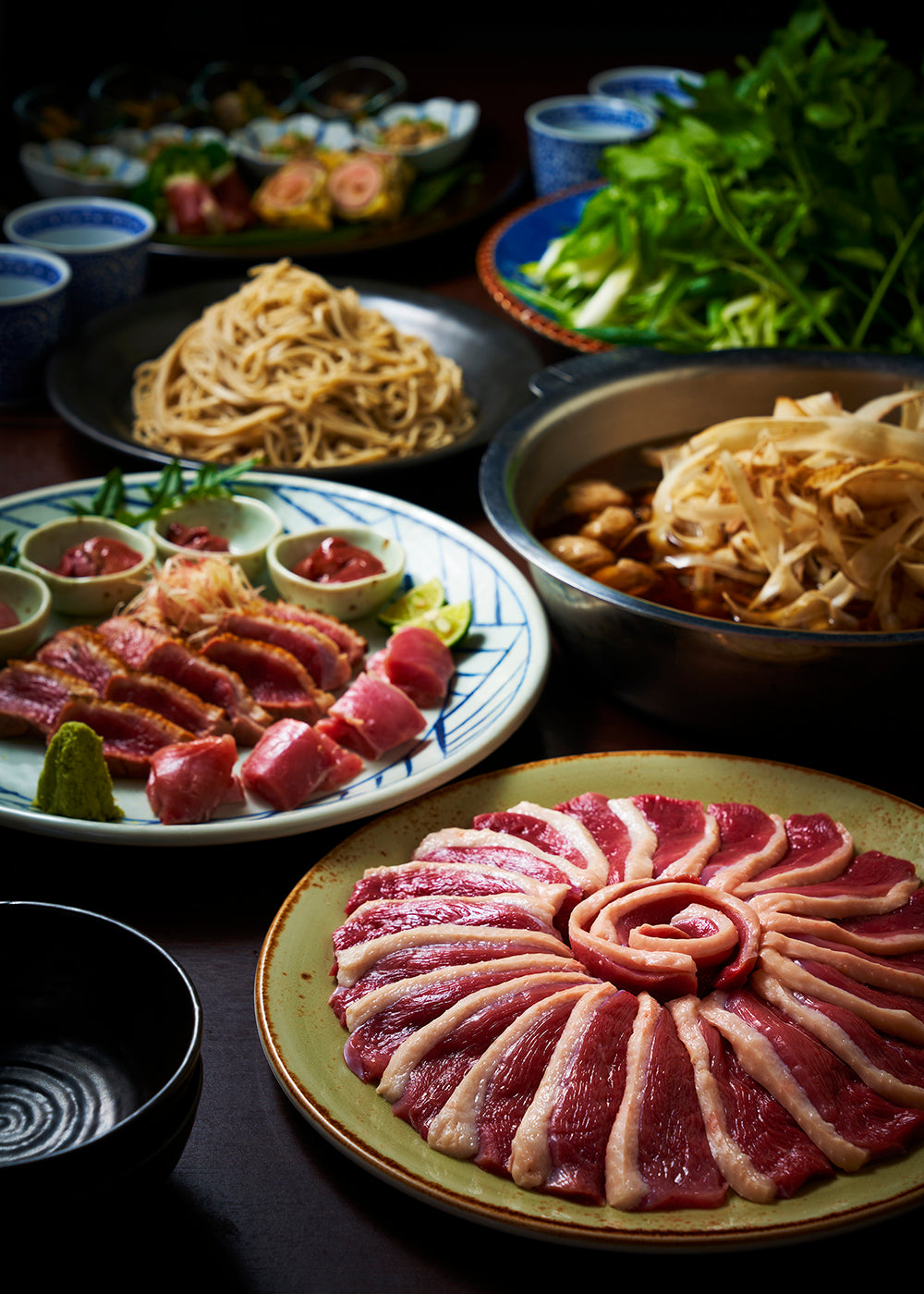 鴨鍋コース料理｜河内鴨のお鍋コース
