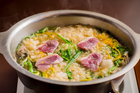 鴨鍋 聖護院かぶらのみぞれ鍋