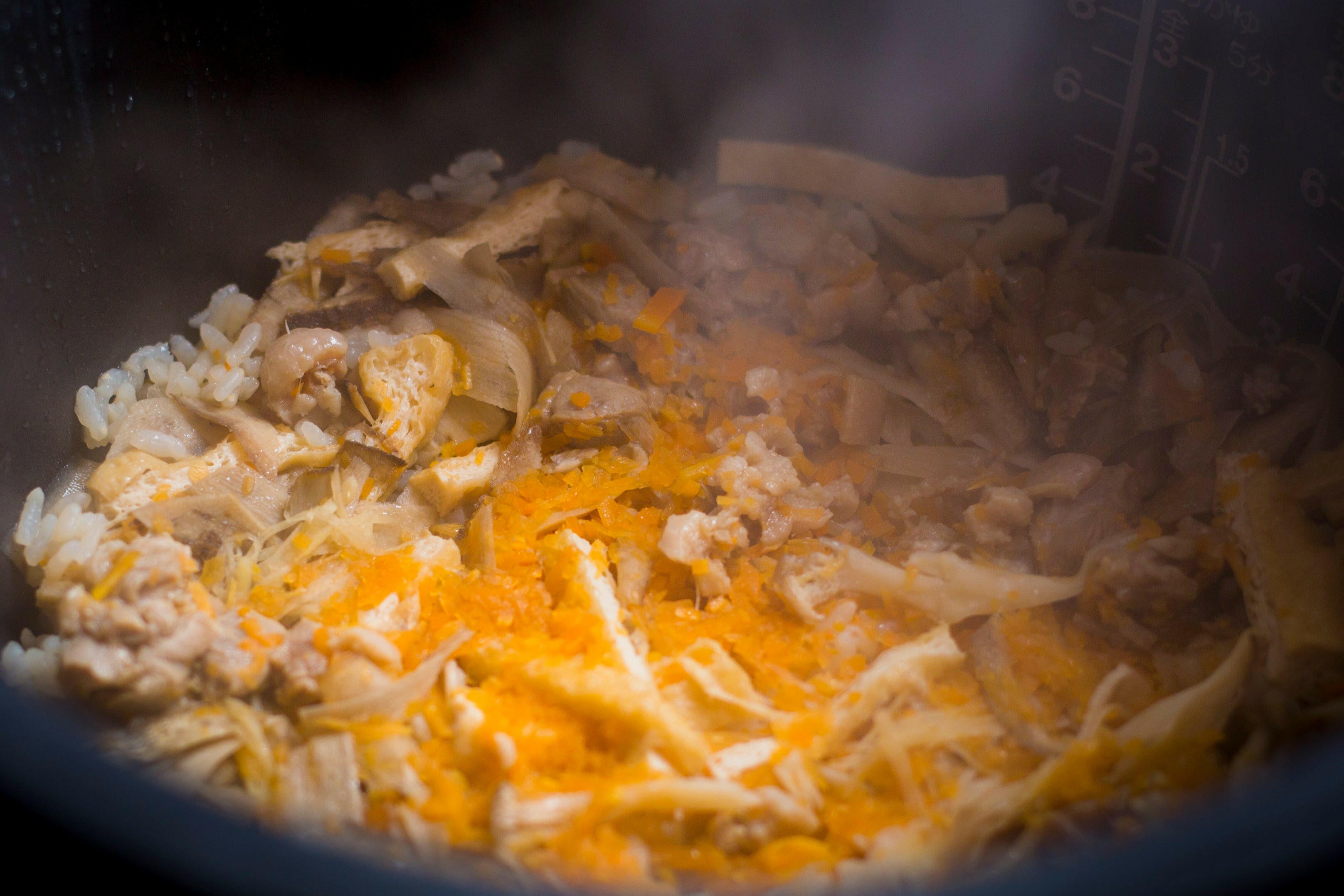 鴨の炊き込みご飯　炊き込みご飯　かやくご飯　河内鴨　炊き込みご飯の素