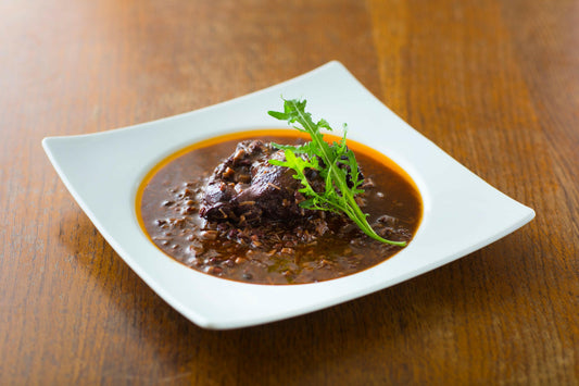 鴨料理｜河内鴨の赤ワイン煮込み